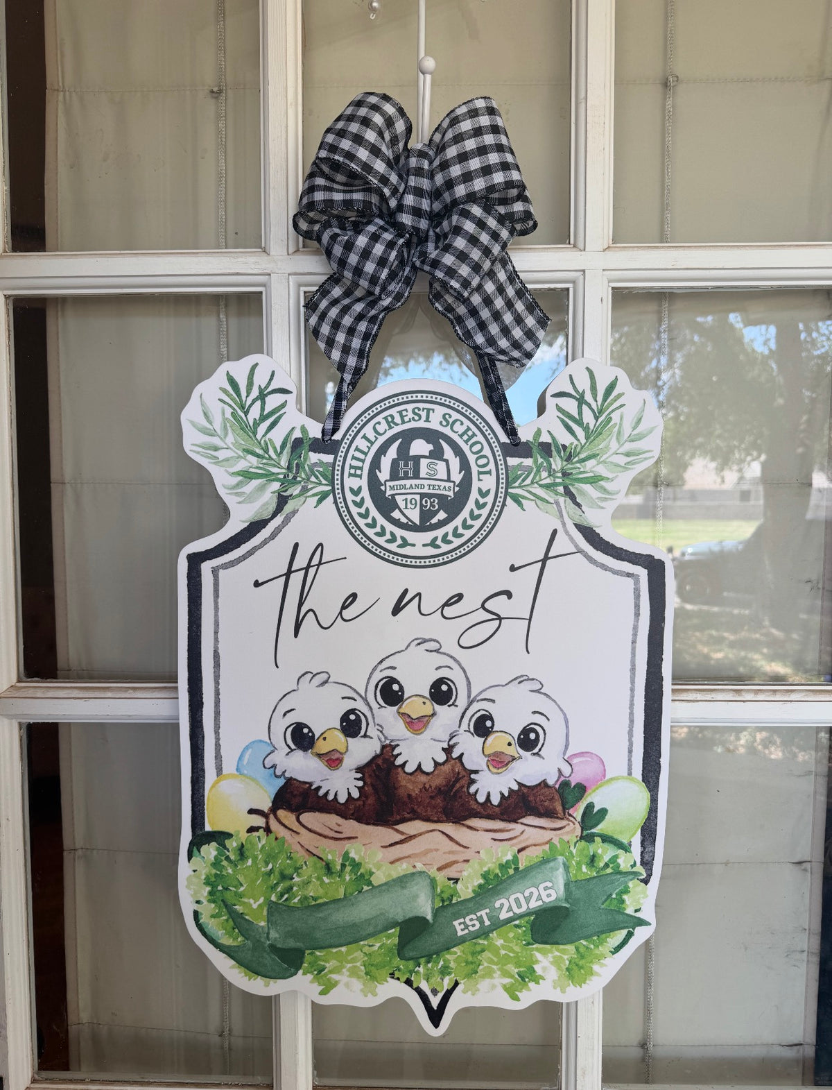 The Nest at Hillcrest Door Hanger