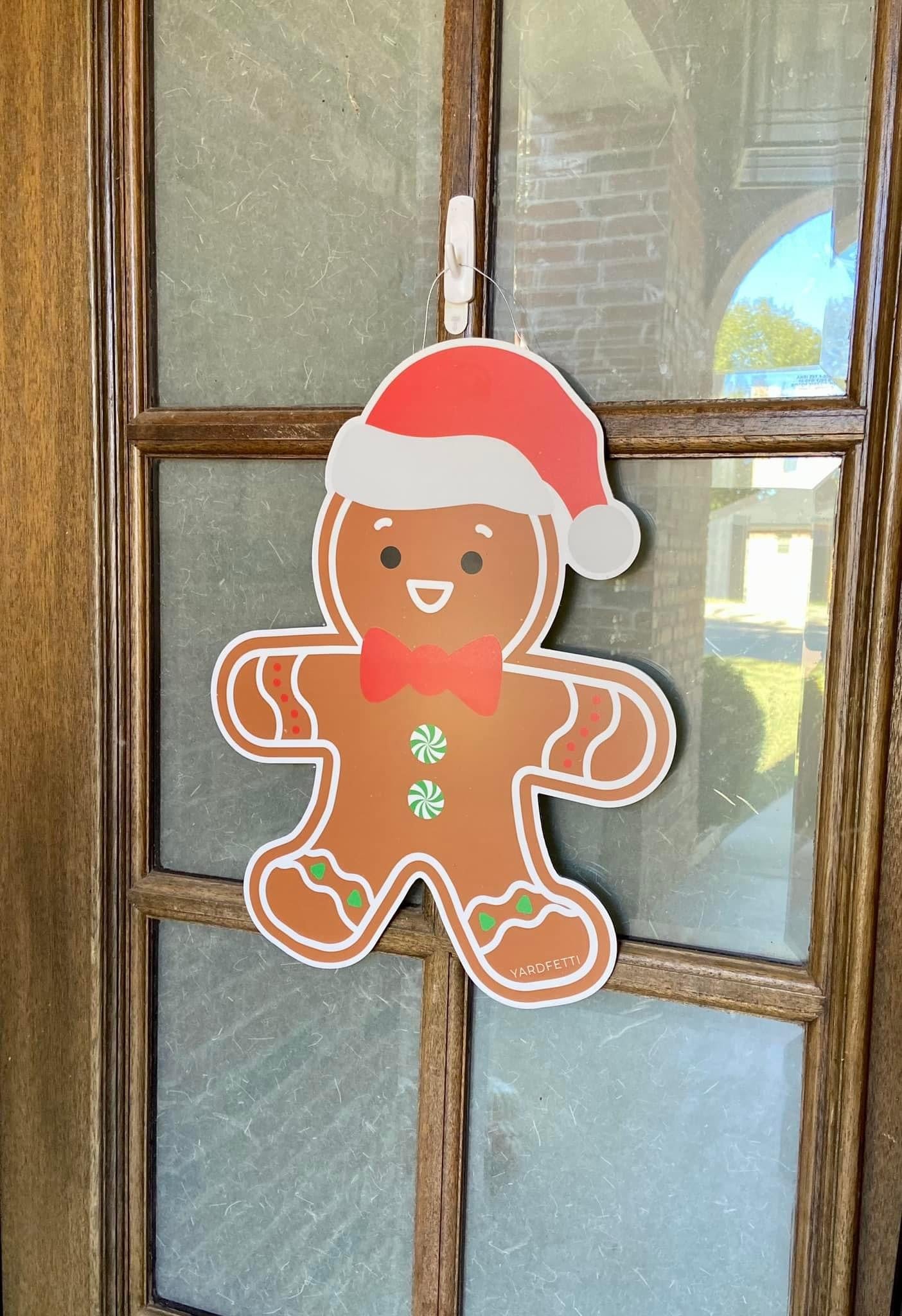 Gingerbread Boy Door Hanger