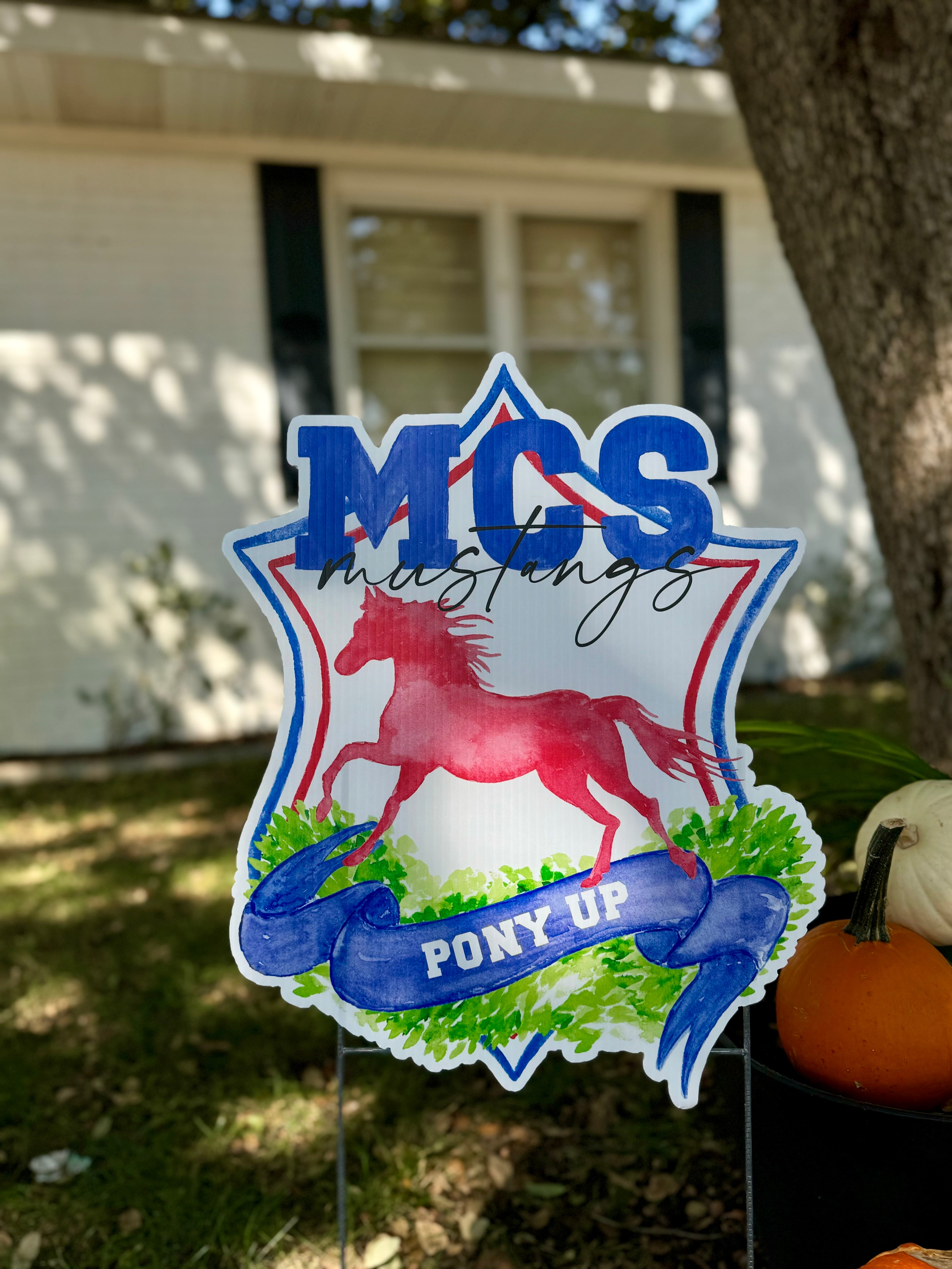 Mcs Sign Mini MCS Yard Sign – YardFetti Midland