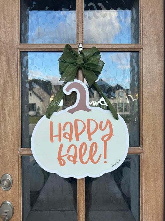 Happy Fall Door Hanger