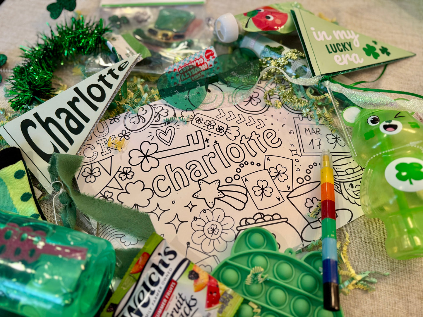 St. Patrick’s Personalized Basket