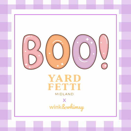 BOO! Baskets 🎉 Yardfetti Midland x Wink & Whimsy