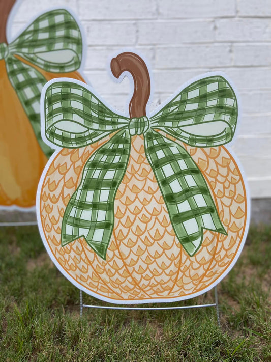 Herend Pumpkin Yard Sign