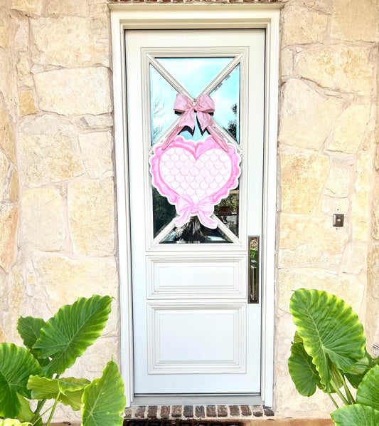 Scalloped Heart Door Hanger