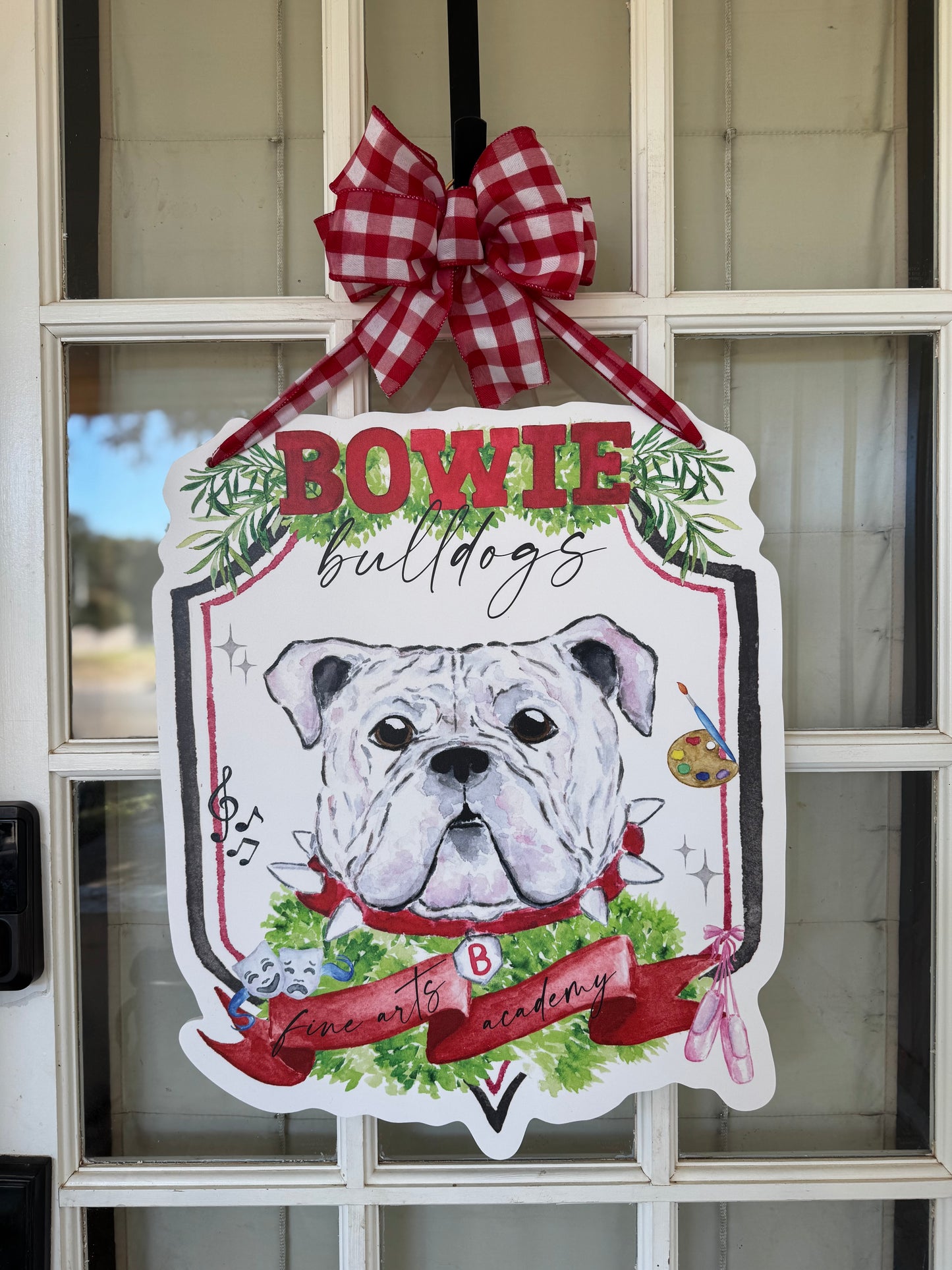 Bowie Bulldogs Door Hanger