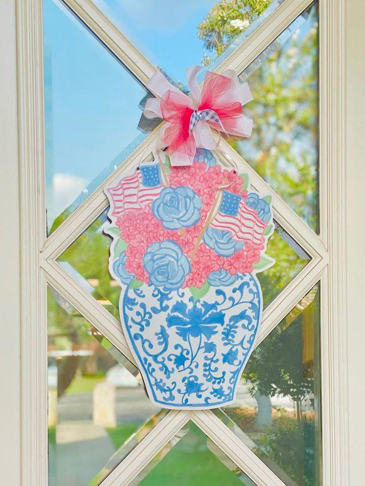 Patriotic Jar Door Hanger